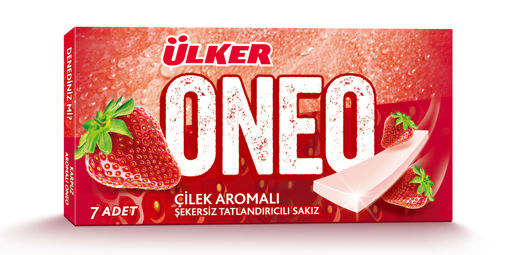 Oneo Çilek Aromalı Draje Sakız 14 Gr nin resmi