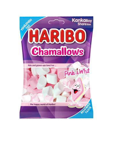 Haribo Chamallwos Rubino(Çilek Aromalı) 70 Gr nin resmi