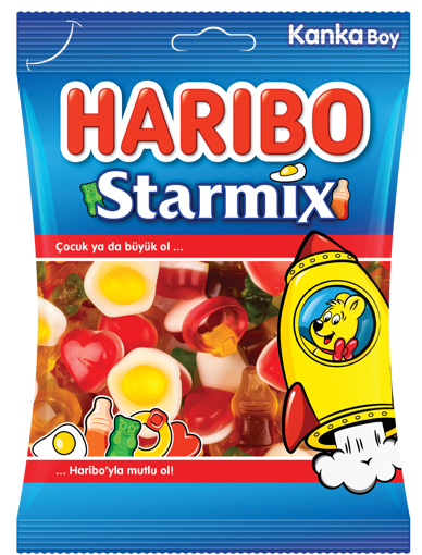 Haribo Happy Starmix 80 Gr nin resmi