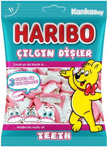 Haribo Teeth(Diş) 80 Gr nin resmi