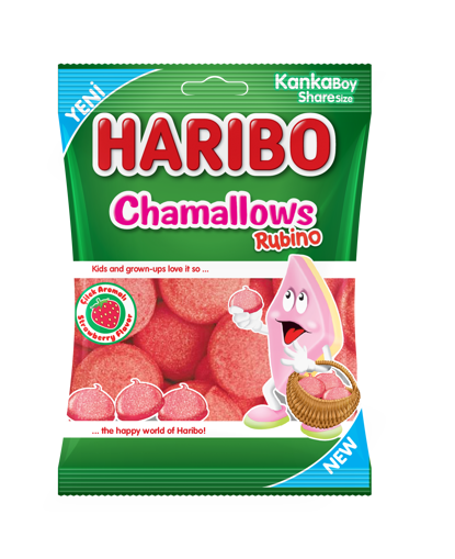 Haribo Chamallows Rubino 70 Gr nin resmi