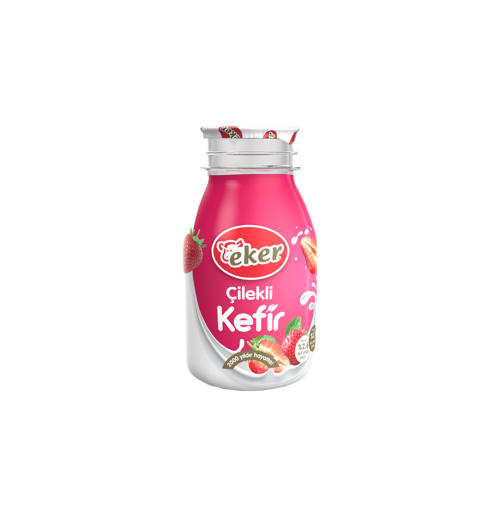 Eker Çilekli Kefir 200 Ml nin resmi