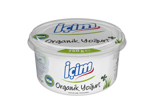 İçim Organik Yoğurt 750 Gr nin resmi