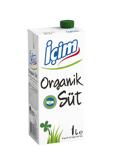 İçim Organik Süt 1 Lt nin resmi