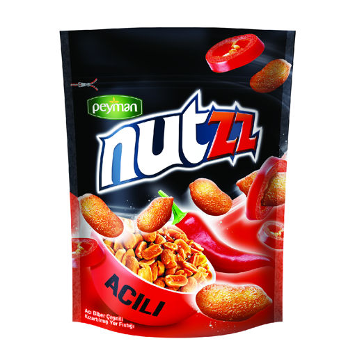 Peyman Nutzz Acılı Soslu Kızartılmış Yer Fıstığı 145 Gr nin resmi