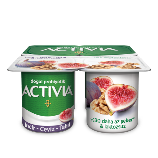 Activia Doğal Probiyotikli İncir&Cevizli Yoğurt 4*100 Gr nin resmi