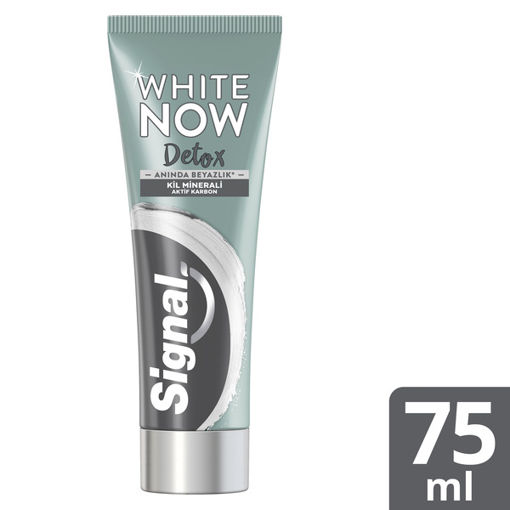 Signal White Now Detox Charcoal Diş Macunu 75 Ml nin resmi