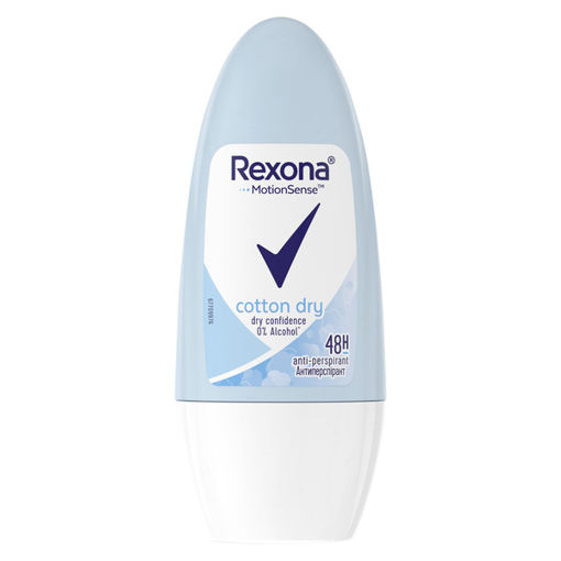 Rexona Cotton Dry Roll-On Deodorant 50 Ml nin resmi