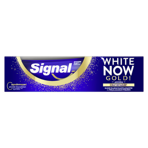 Signal White Now Gold Diş Macunu 75 Ml nin resmi