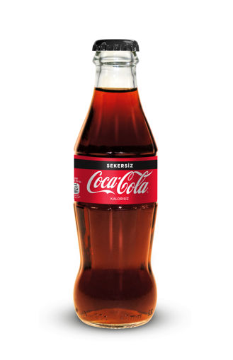 Coca Cola Şekersiz Cam 200 Ml nin resmi