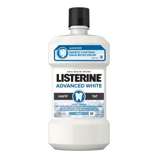 Listerine Advanced White Nane Aromalı Ağız Bakım Suyu 500 Ml nin resmi