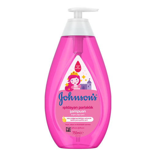 Johnson's Baby Işıldayan Parlaklık Şampuan 750 Ml nin resmi