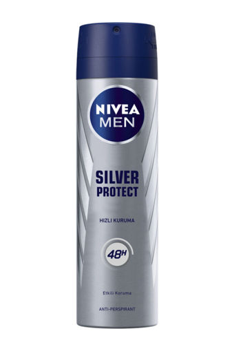 Nivea For Men Silver Protect Sprey Deodorant 150 Ml nin resmi
