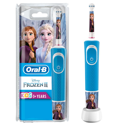 Oral-B D100 Frozen Özel Seri Şarj Edilebilir Çocuk Diş Fırçası nin resmi