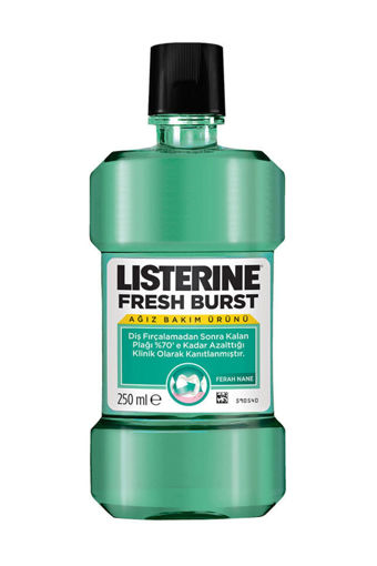 Listerine Fresh Burst Ferah Nane Ağız Bakım Suyu 250 Ml nin resmi