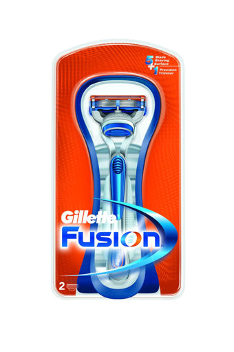 Gillette Fusion Tıraş Makinesi Tekli + 2 Yedek Bıçak nin resmi