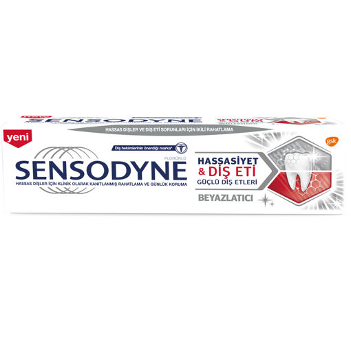 Sensodyne Hassasiyet &Diş Eti Beyazlatıcı Diş Macunu 75 Ml nin resmi