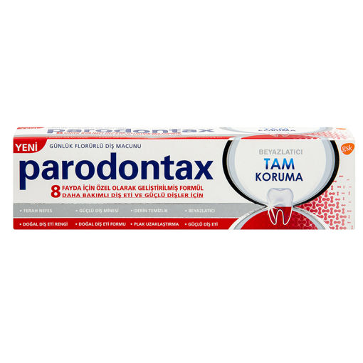 Parodontox Beyazlık Tam Koruma Diş Macunu 75 Ml  nin resmi