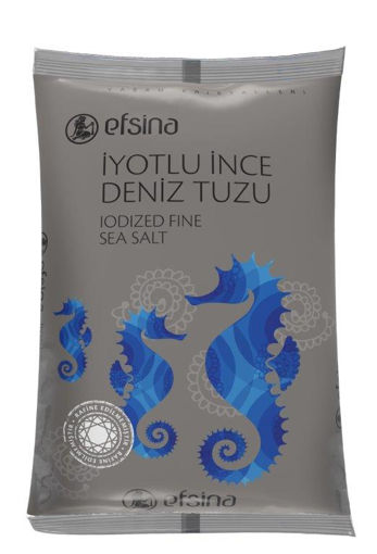 Efsina İyotlu İnce Deniz Tuzu 750 Gr nin resmi