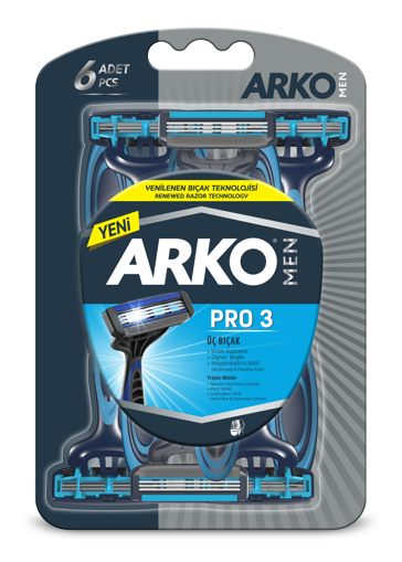 Arko Pro 3 System Blister 6'lı nin resmi