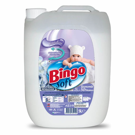 Bingo Soft Sensitive Yumuşatıcı 5 Lt nin resmi