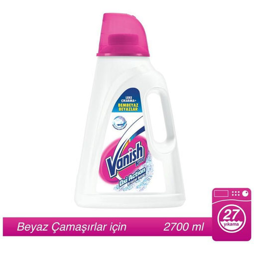 Kosla Vanish Oxi Action Gold Beyaz Çamaşırlar İçin Sıvı Leke Çıkarıcı 2700 Ml nin resmi