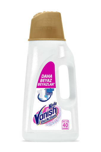 Kosla Vanish Oxi Action Gold Beyaz Çamaşırlar İçin Sıvı Leke Çıkarıcı 2000 Ml nin resmi