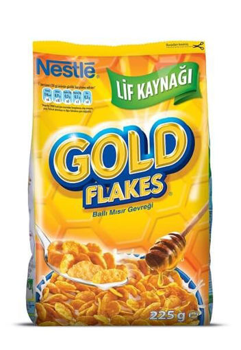 Nestle Gold Flakes Ballı Mısır Gevreği 225 Gr nin resmi