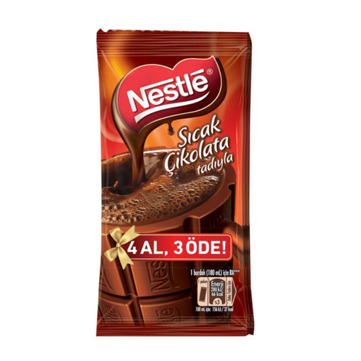 Nestle Sıcak Çikolata 15,5 Gr (4 Al 3 Öde) nin resmi