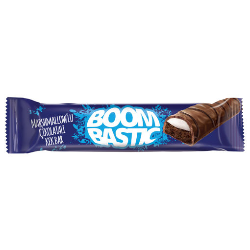 Boombastic Marshmallow Çikolatalı Kek Bar 40 Gr nin resmi
