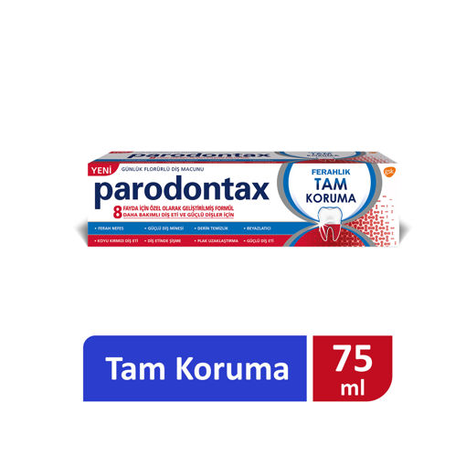 Parodontax Tam Koruma Ferahlık Diş Macunu 75 Ml nin resmi