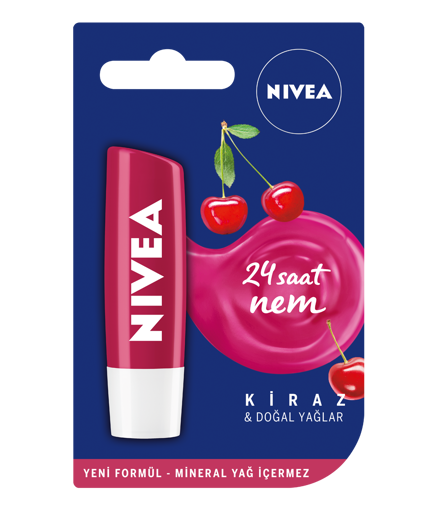 Nivea Fruity Shine Kirazlı Dudak Bakım Kremi 5 Gr nin resmi