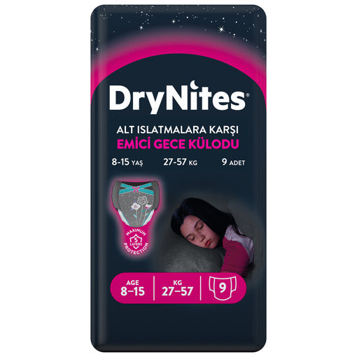 Huggies Drynites Gece Külodu (8-15 yaş) 9'lu nin resmi