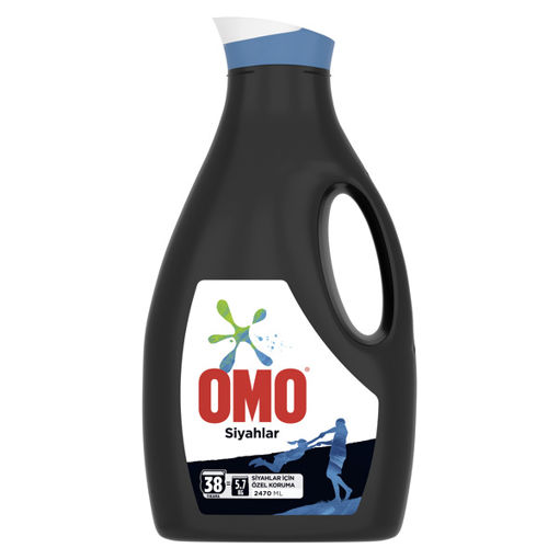 Omo Siyahlar İçin Sıvı Çamaşır Deterjanı 2470 Ml nin resmi