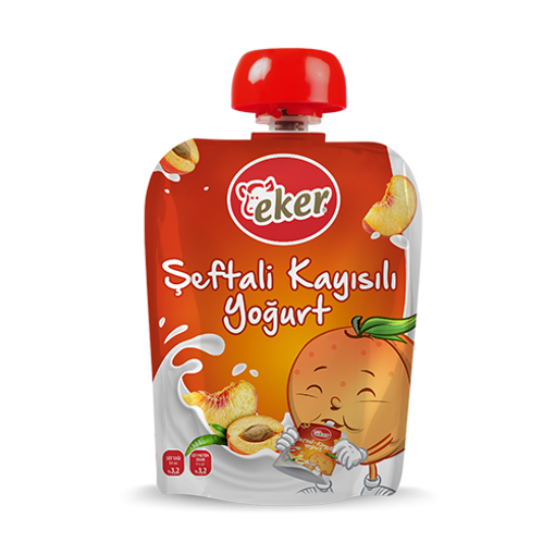 Eker Şeftali & Kayısılı Yoğurt 65 Gr nin resmi