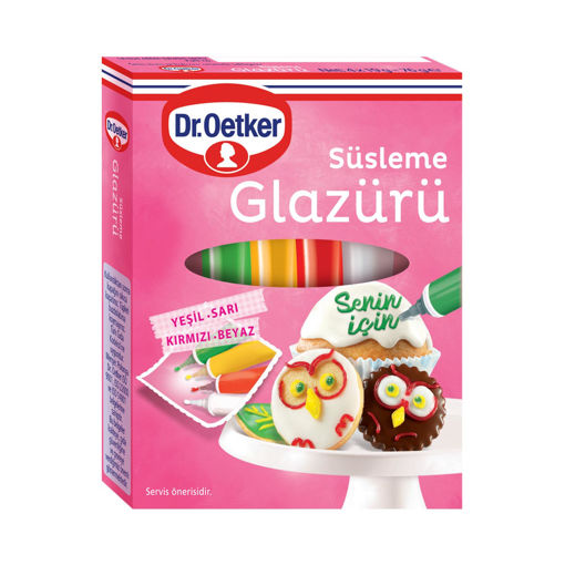 Dr.Oetker Süsleme Glazürü 4*19GR nin resmi