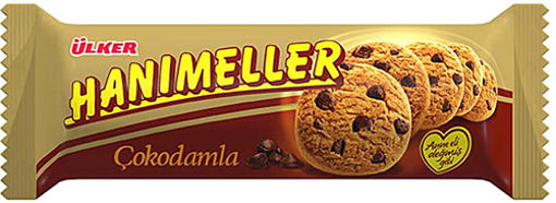 Ülker Hanımeller Çokodamla Rulo Bisküvi 82 Gr nin resmi