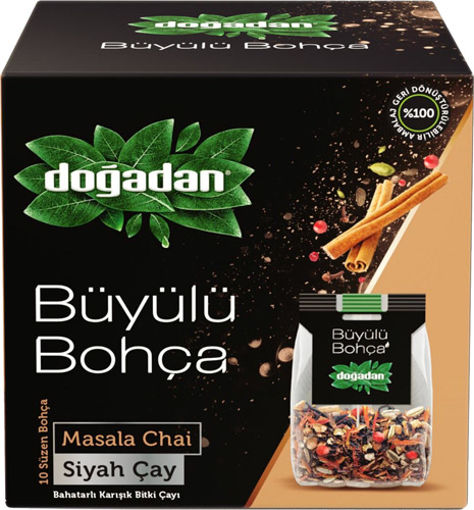 Doğadan Büyülü Bohça Masala Chai Siyah Çay 10'lu nin resmi