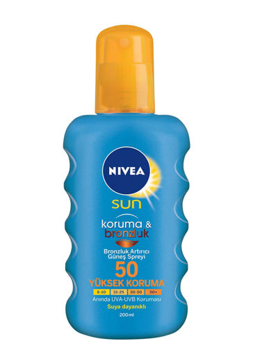 Nivea Sun Koruma&Bronzluk Arttırıcı Spf50 Güneş Spreyi 200 Ml nin resmi