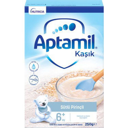 Aptamil Sütlü Pirinçli Kaşık Maması 250 Gr nin resmi