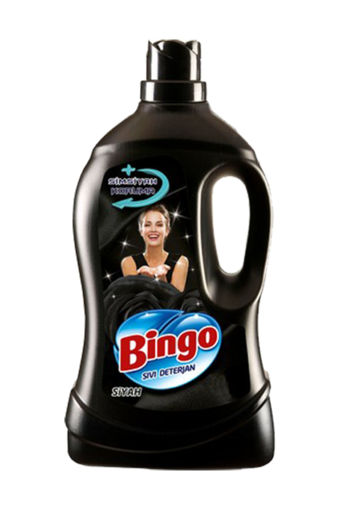 Bingo Siyah Sıvı Çamaşır Deterjanı 3 Lt nin resmi