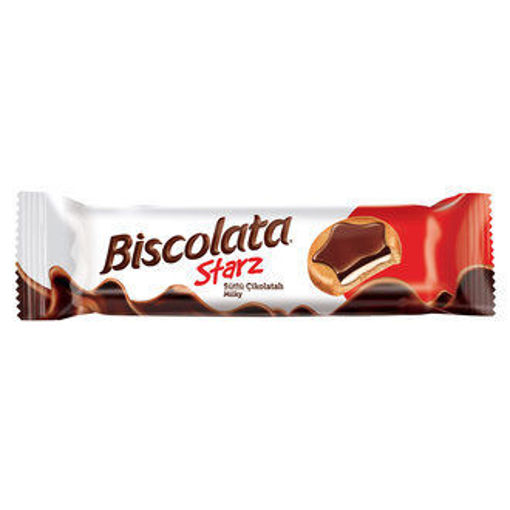 Biscolata Starz Sütlü Çikolata Kaplamalı Bisküvi 82 Gr nin resmi