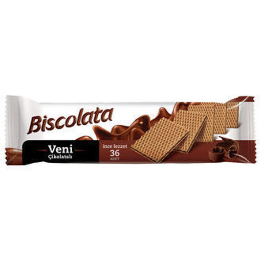 Biscolata Veni Çikolatalı Gofret 110 Gr nin resmi