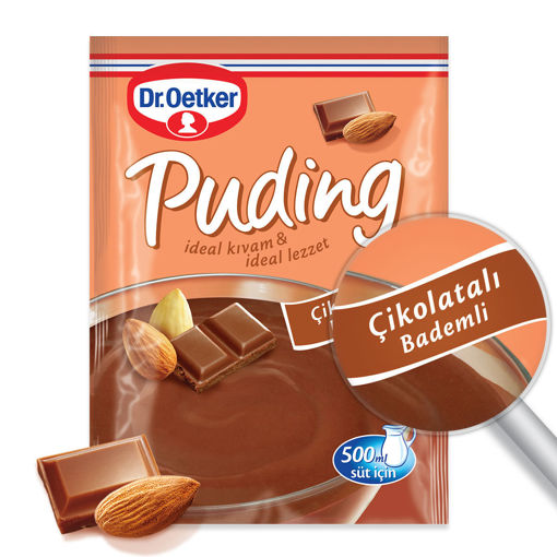 Dr.Oetker Çikolatalı&Bademli 104 Gr nin resmi