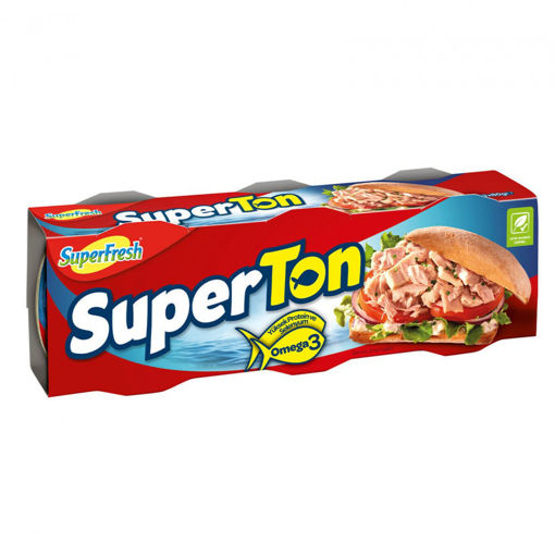 Superfresh Süper Ton Balığı 3*80 Gr nin resmi