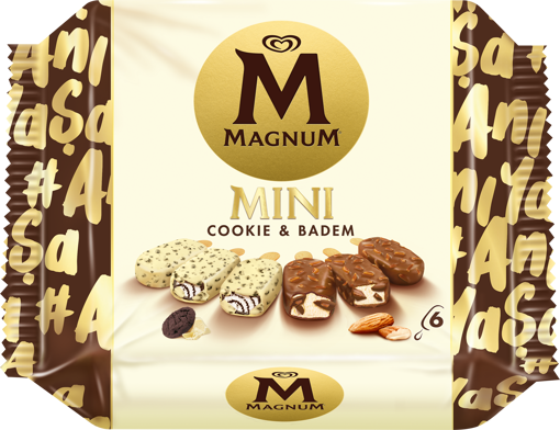 Magnum Mini Cookie&Badem 6'lı 345 Ml nin resmi