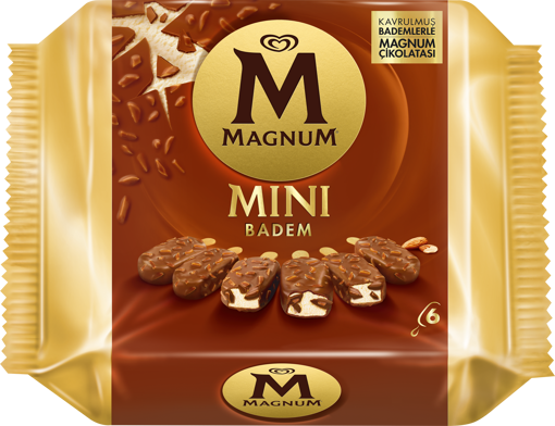 Magnum Mini Bademli Dondurma 345 ML nin resmi