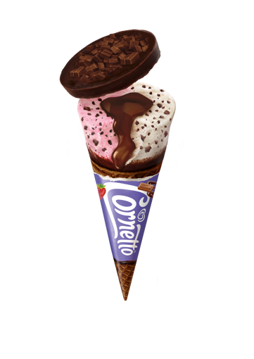 Cornetto Disc Milka Dondurma 140 Ml nin resmi