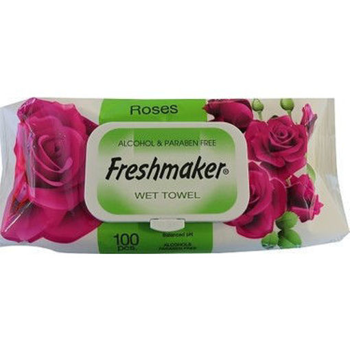 Freshmaker Roses Islak Havlu 100'lü nin resmi