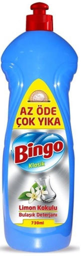 Bingo Klasik Limon Kokulu Sıvı Bulaşık Deterjanı 730 Ml nin resmi